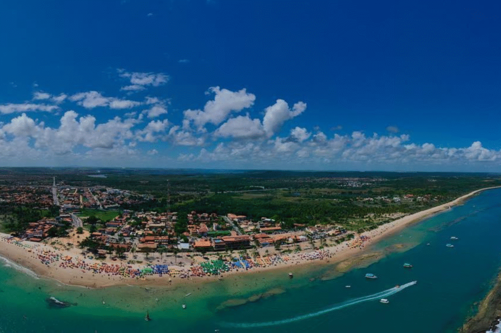 praia do francês vista de cima