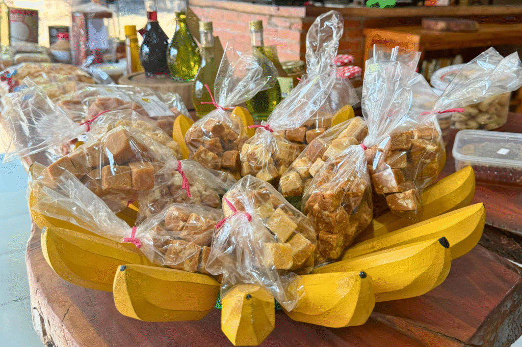 loja com doces artesanais