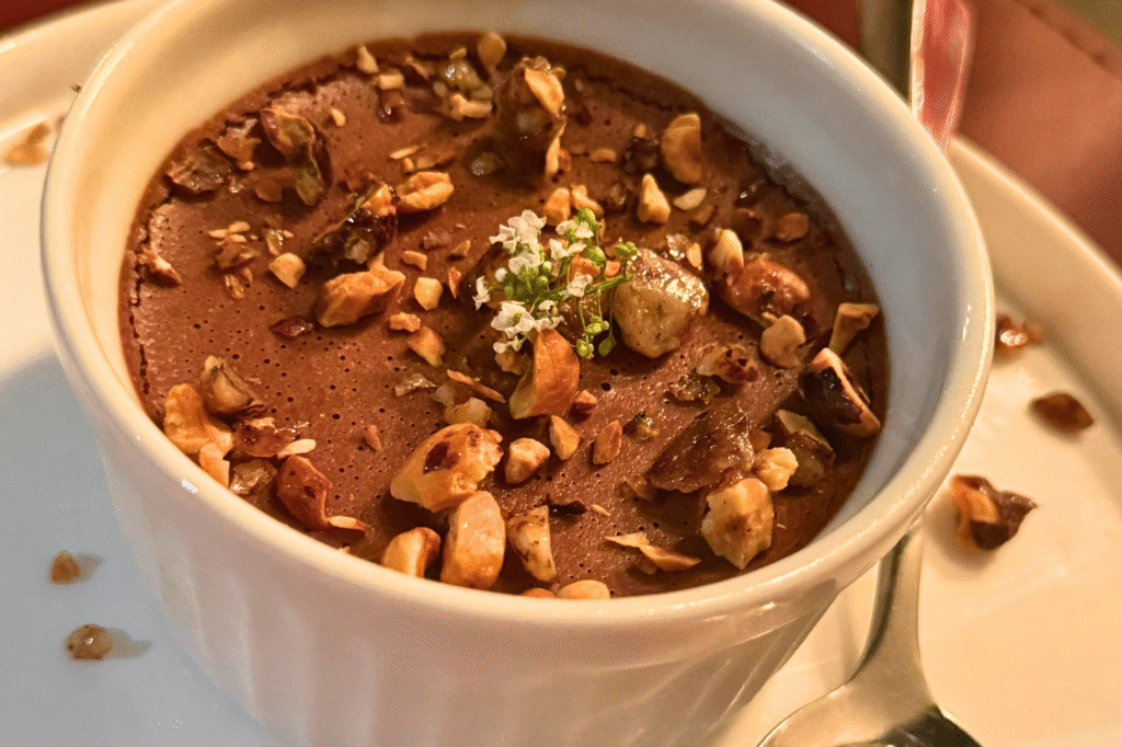 mousse de chocolate